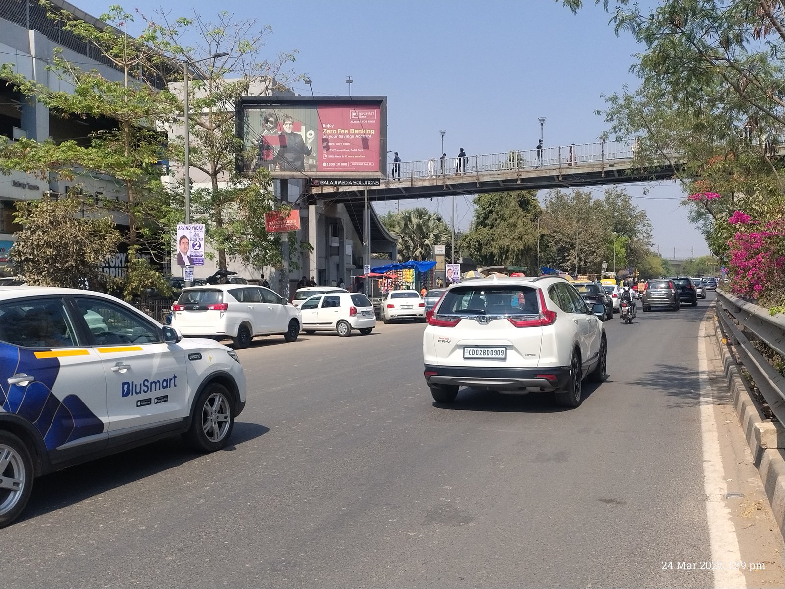 Infront of Chhatarpur Metro Station