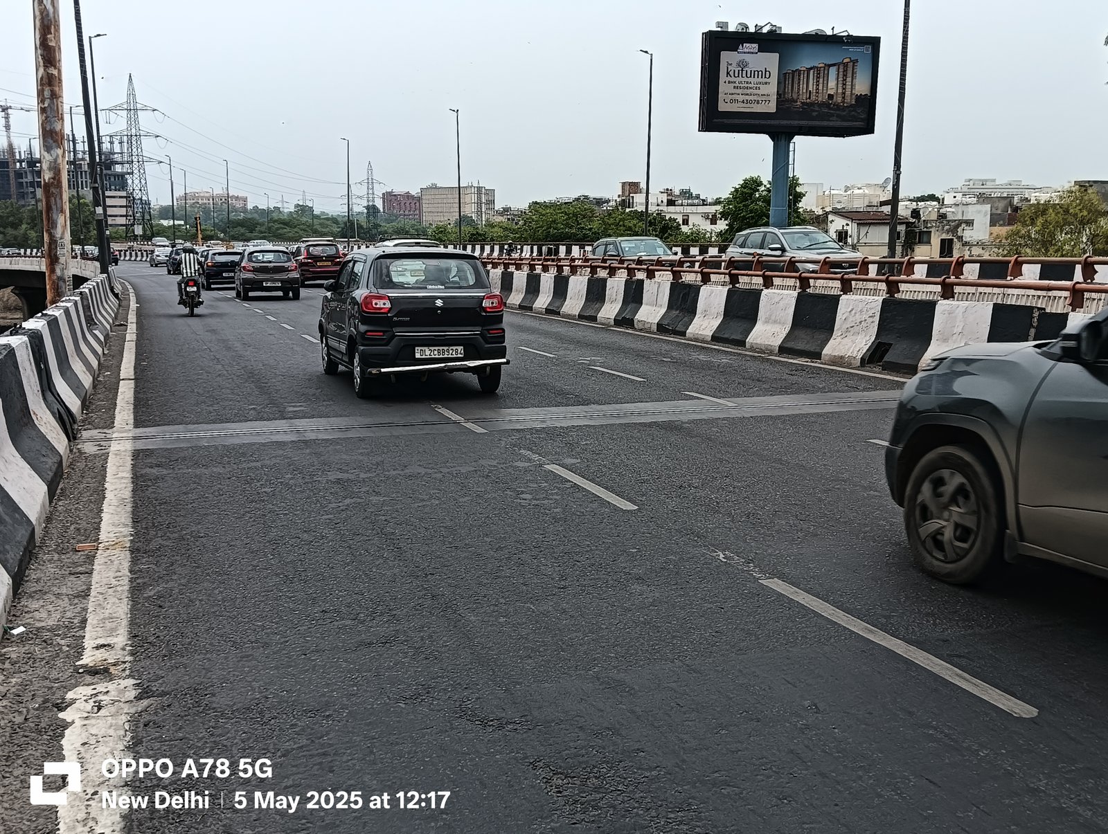 Barapull flyover Oberio Fly over cut 2 B